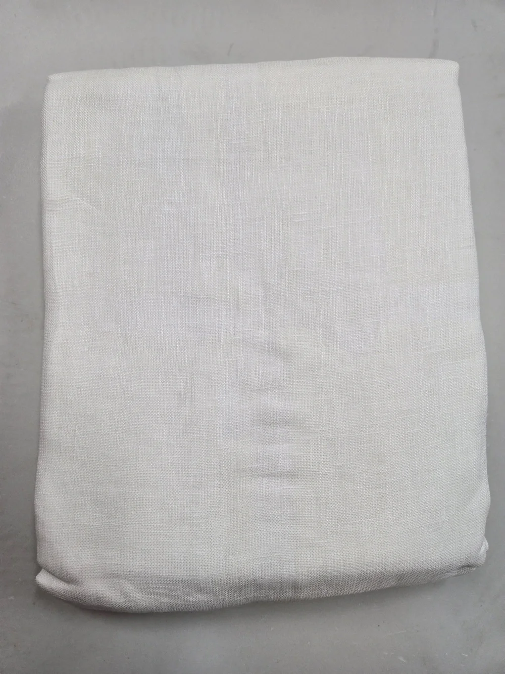 QUINCE Set Of 2 48x96 European Linen Sheer Curtains White 0091
